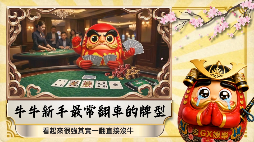 牛牛新手最常翻車的牌型 看起來很強其實一翻直接沒牛